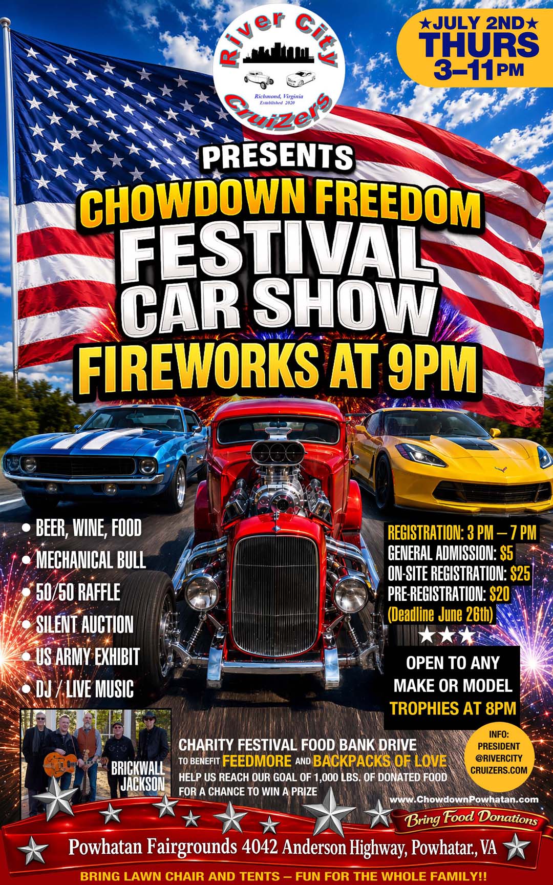 Chowdown Powhatan Freedom Festival and Food Drive