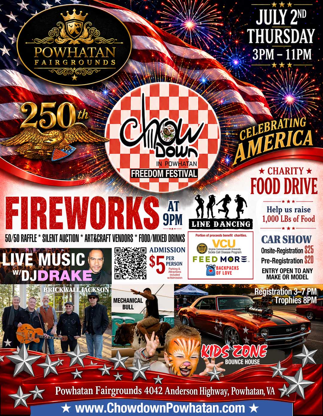 Chowdown Powhatan Freedom Festival and Food Drive